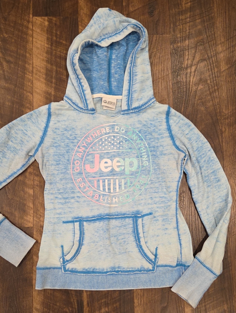 Women's Jeep Hooded Lightweight Sweatshirt, Size M